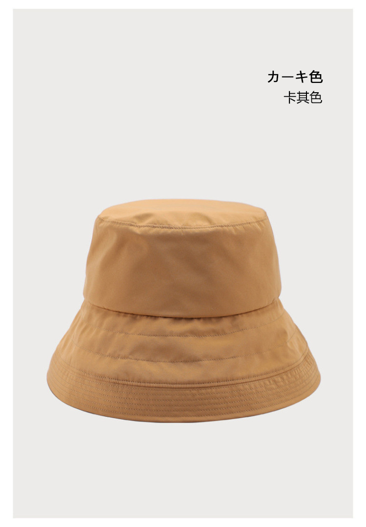 无印日式良品大檐帽大沿渔夫帽可调节男女情侣遮阳防晒出游旅行帽