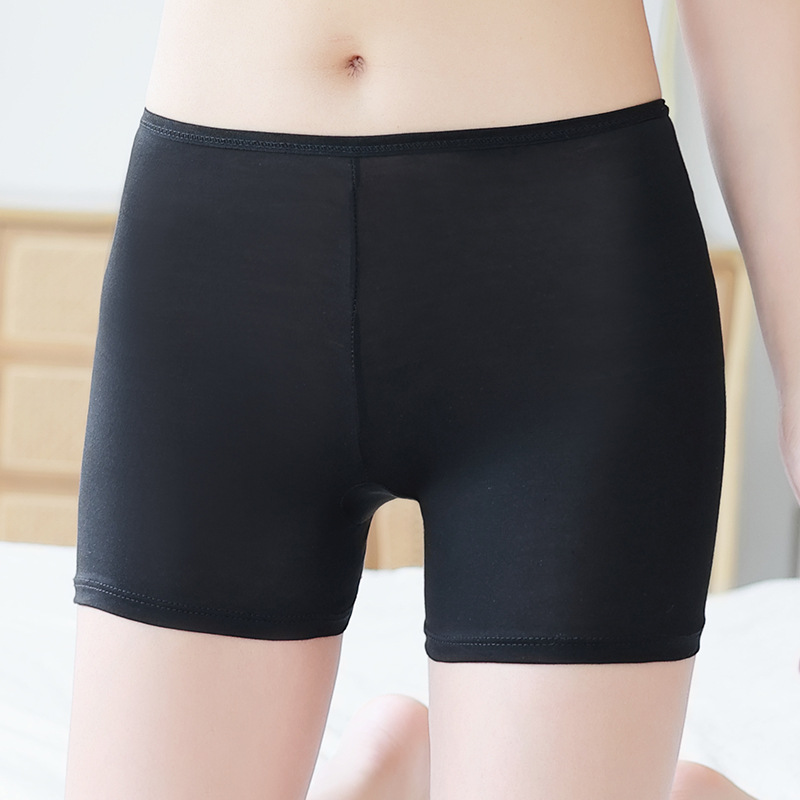 Ice Silk Seamless Safety Pants Anti-Exposure Women's Summer Can Be Worn inside Shorts Safe Shorts Thin Leggings Women's Outer Wear