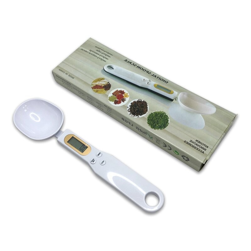 Foreign Trade Hot Sale Spoon Scale Handheld Ingredients Electronic Scale Household Kitchen Baking Scale Food Gram Measuring Scale Measuring Spoon Scale Wholesale