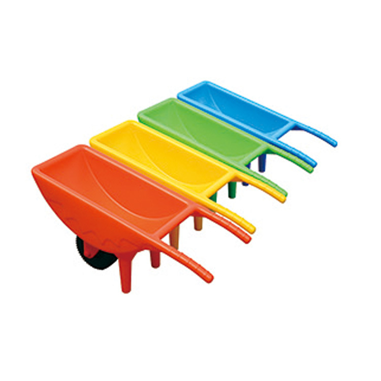 玉河厂家直销幼儿园感统独轮车平衡训练滚塑吹塑大号小推车彩色