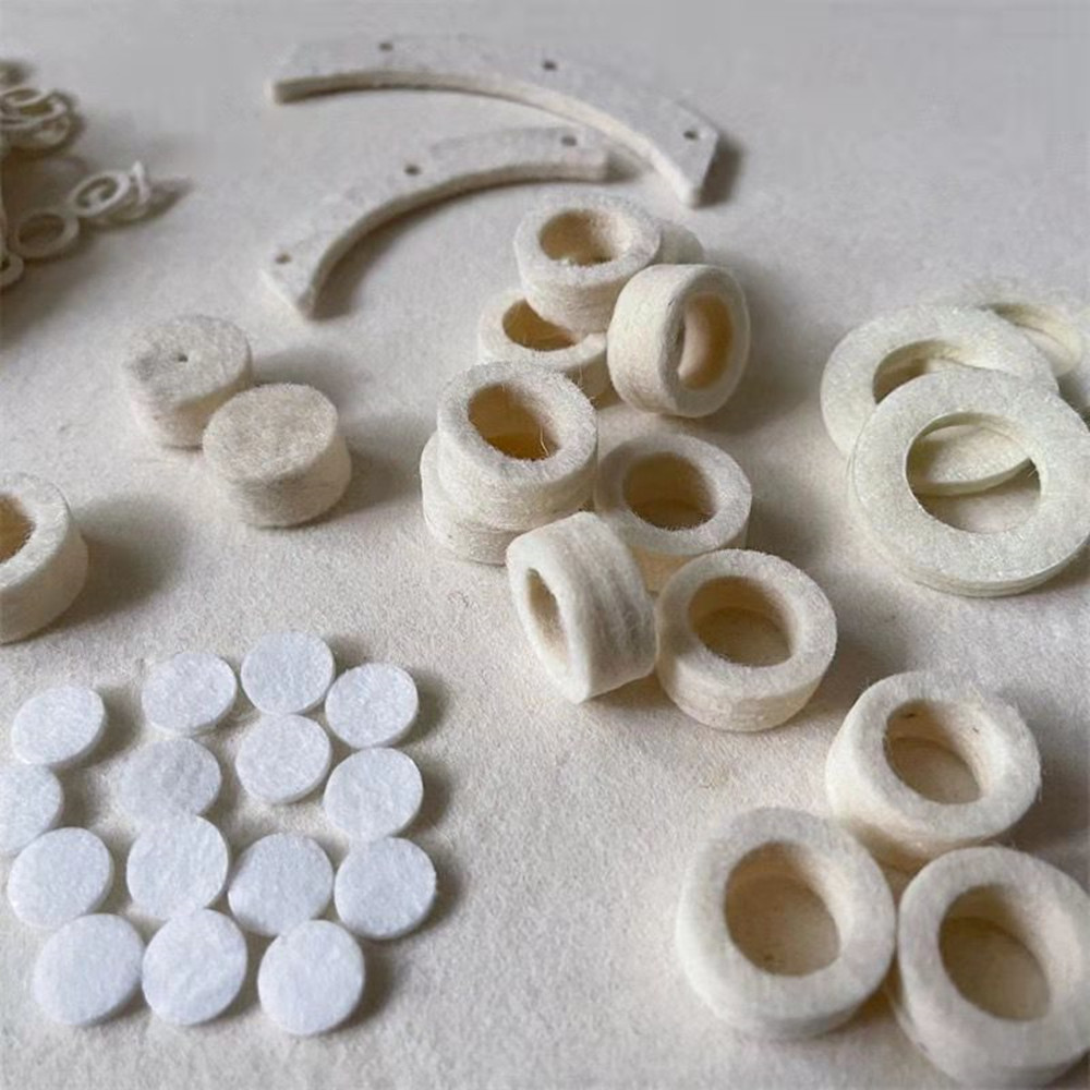 高密度工业毛毡垫密封吸油垫圈油封毡圈防尘抛光耐磨毛毡圈