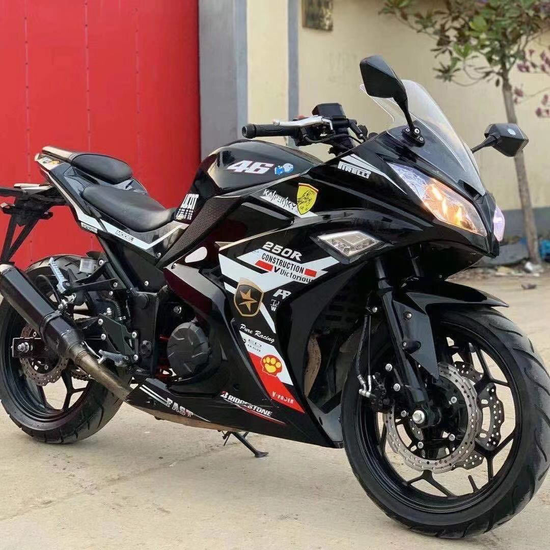 全新国四电喷小忍者跑车200cc重型机车公路赛地平线赛车摩托车