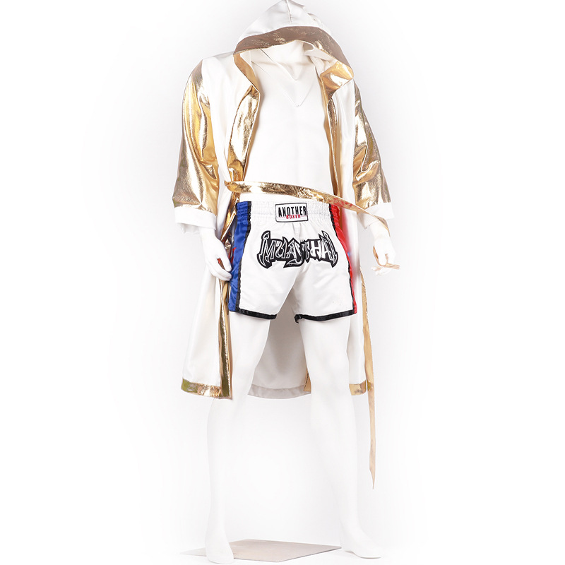 批发拳击服装套装儿童散打短裤泰拳自由搏击训练服打拳衣服现货