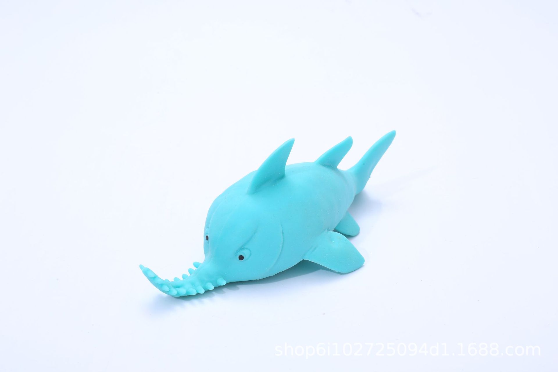 TPR Soft Rubber Marine Animal Dolphin Shark Squeeze Stretch Sand Reduce Flour Ball Vent Doll