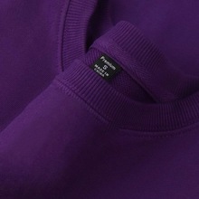 340g重磅春秋黑布林紫葡萄紫圆领卫衣美式复古深紫色纯棉长袖卫衣
