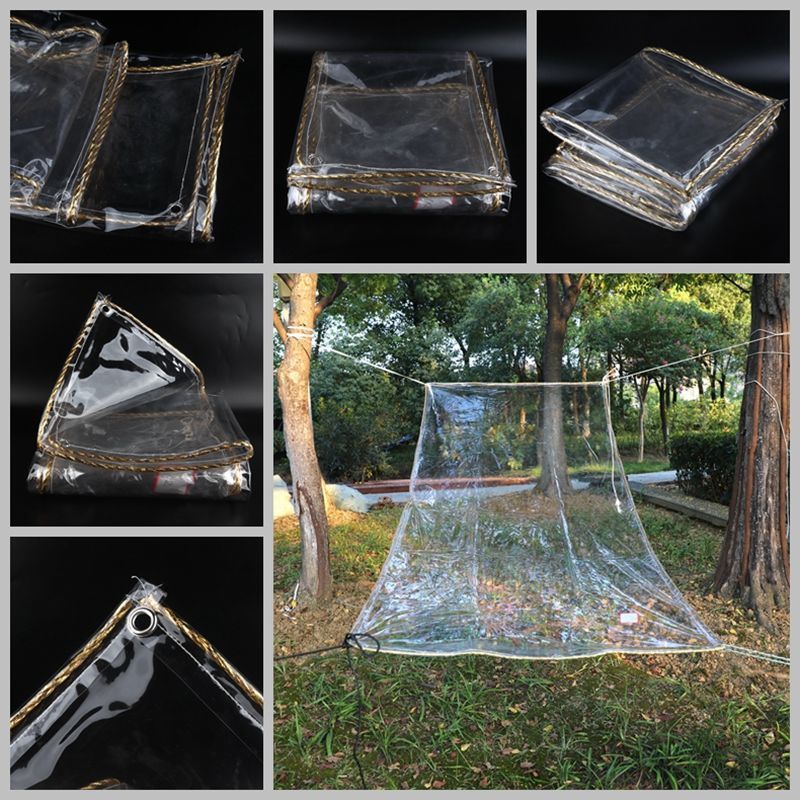 塑料布加厚透明篷布防水布挡雨神器布料帆布阳台挡风遮雨软油布