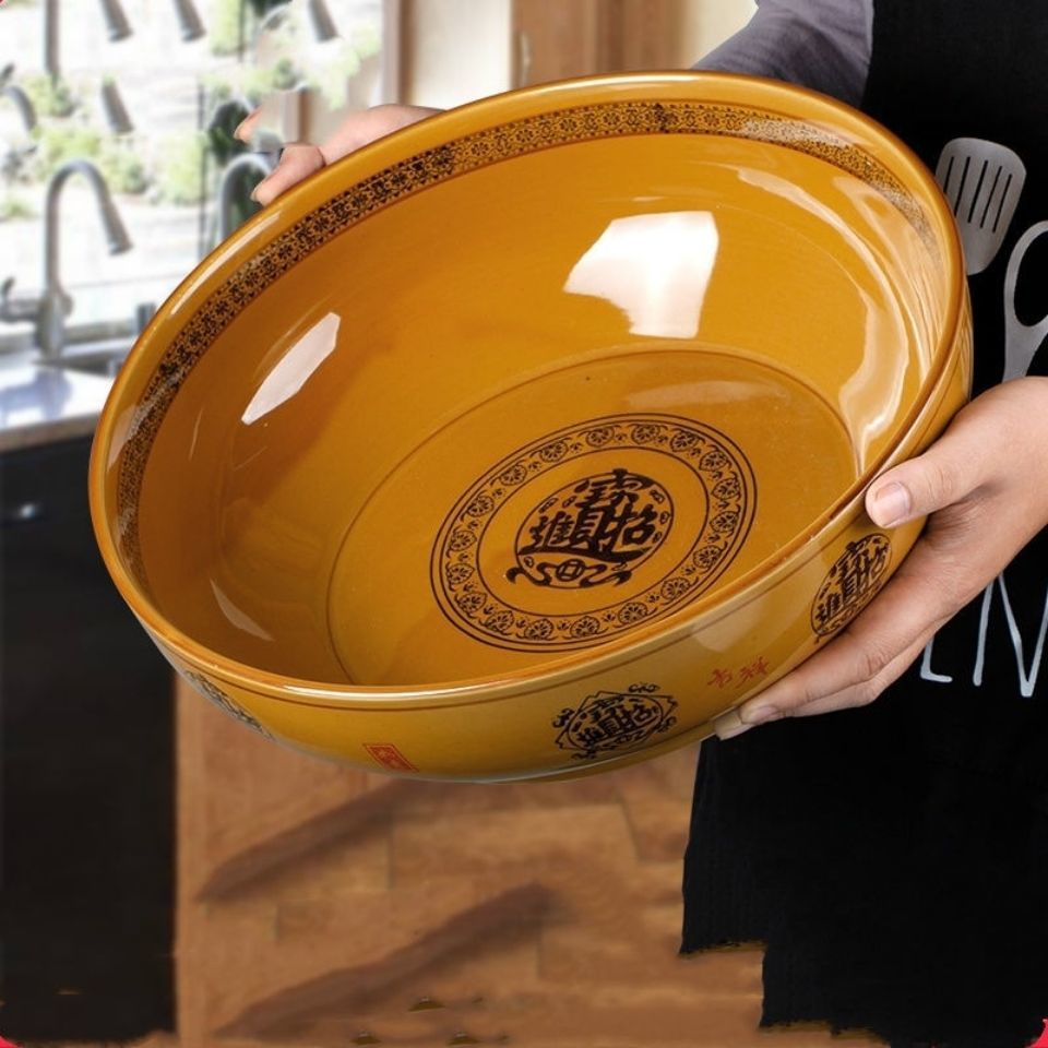 大汤盆进宝陶瓷汤碗面碗青花瓷大号家用水煮鱼大碗酸菜鱼大盆碗盆