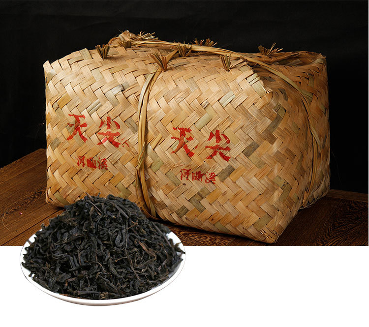 湖南安化黑茶 特产组合黑茶茯砖荷香金茯 天尖茶金花黑茶厂家直营