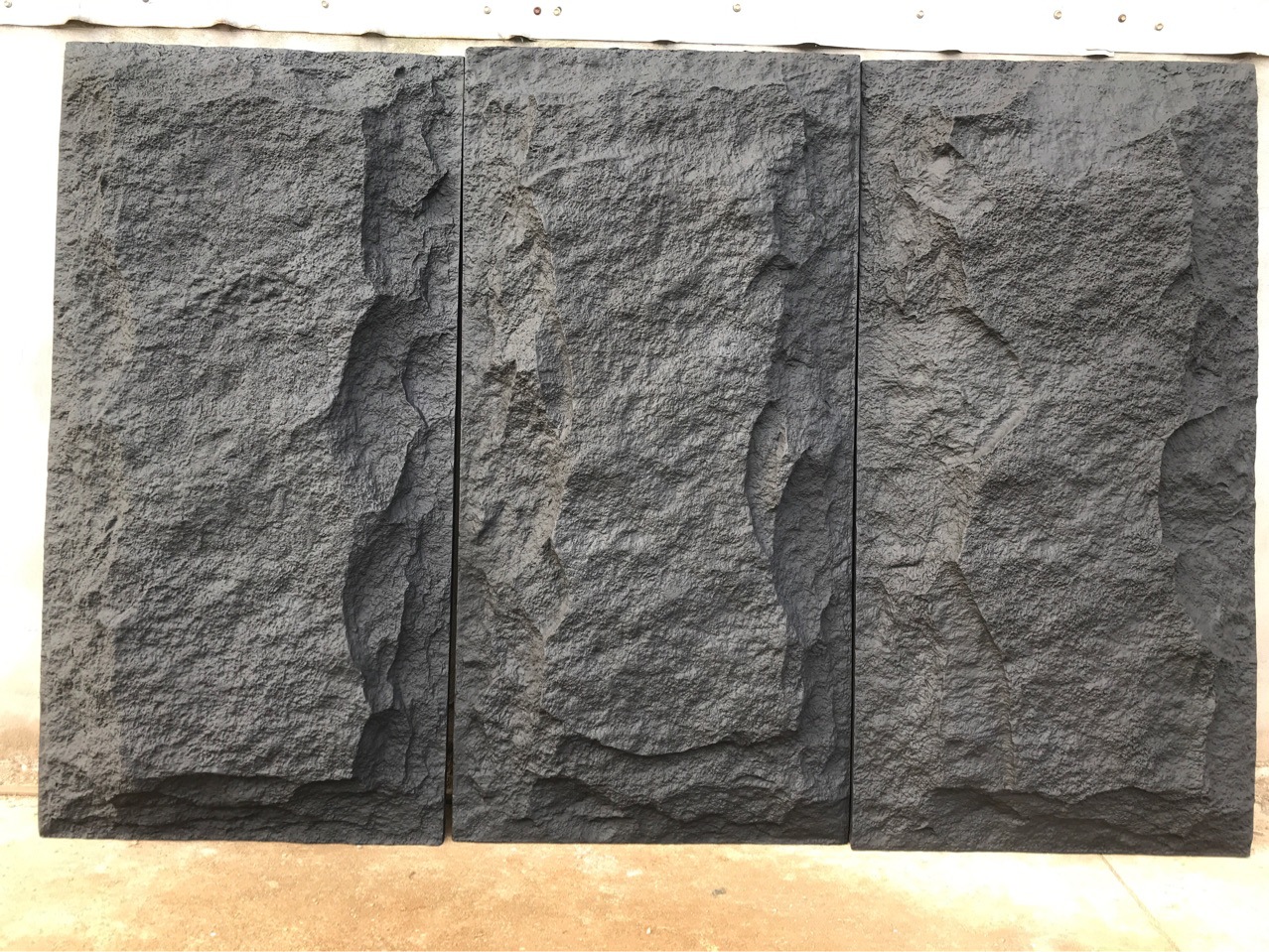 太空黑色pu蘑菇石人造中式石头仿古室内外复古网红 pu 轻质文化石