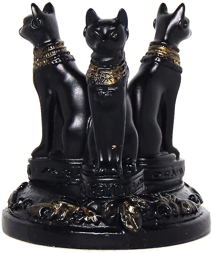 bastet cat goddess statues巴斯特猫女神雕像水晶球展示支架摆件