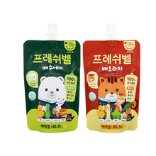 韩国富乐思贝果蔬汁100ml梨丝瓜汁梨桔梗汁吸吸袋果汁饮料