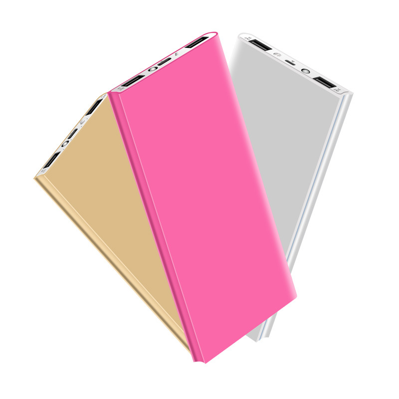 跨境铝合金超薄充电宝20000毫安 大容量移动电源