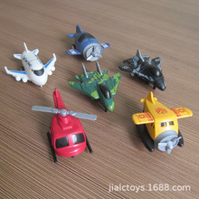 儿童卡通拉力战斗机直升飞机 回力小玩具 力控玩品 飞机造型 跨境