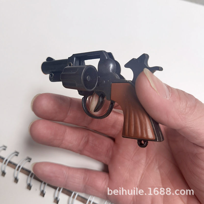 袖珍迷你金属砸炮枪德林杰纸炮枪单发响子炮枪钥匙扣80后怀旧玩具