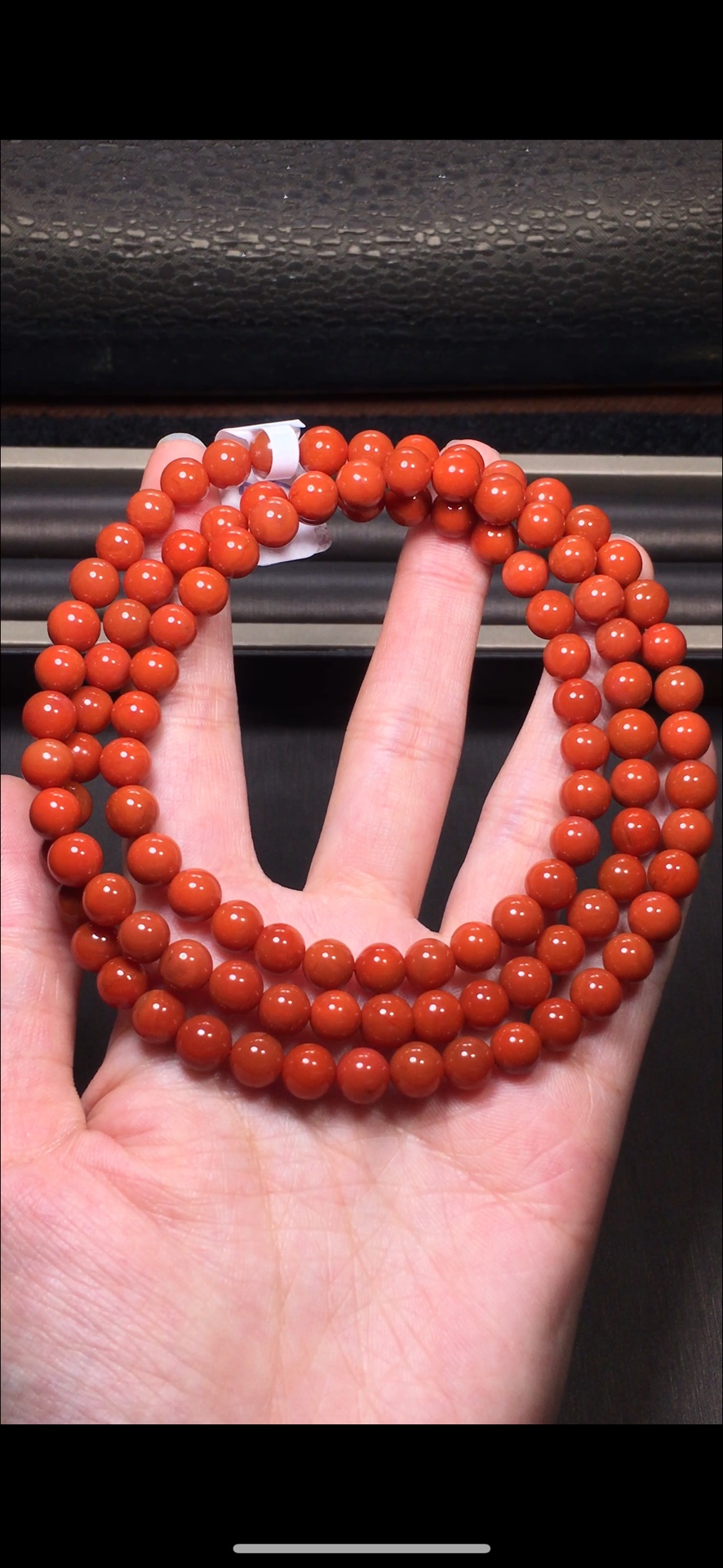 南红川料柿子红多圈手链6mm重43.1克玛瑙儿童缅甸通用金钰-阿里巴巴