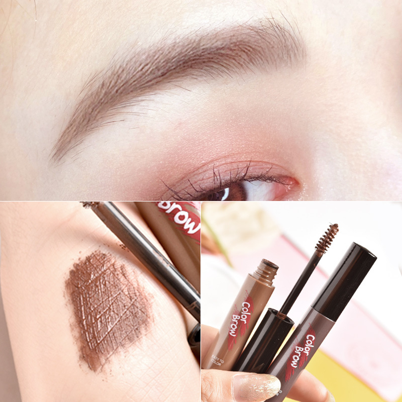 丽瞳跨境热销染眉膏不易掉色不易晕染染眉膏厂家批发半永久染眉膏