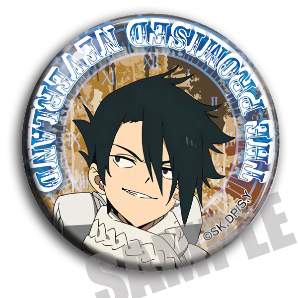 约定的梦幻岛 动漫徽章58mm胸章安全针二次元周边吧唧挂件a款