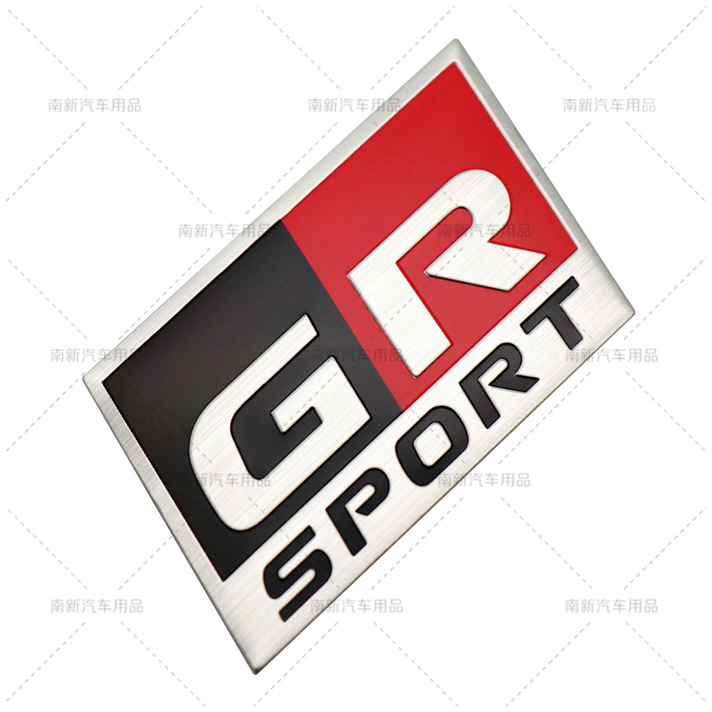 适用于丰田改装车标gr grsport toyota 个性随意划痕车尾车身贴标