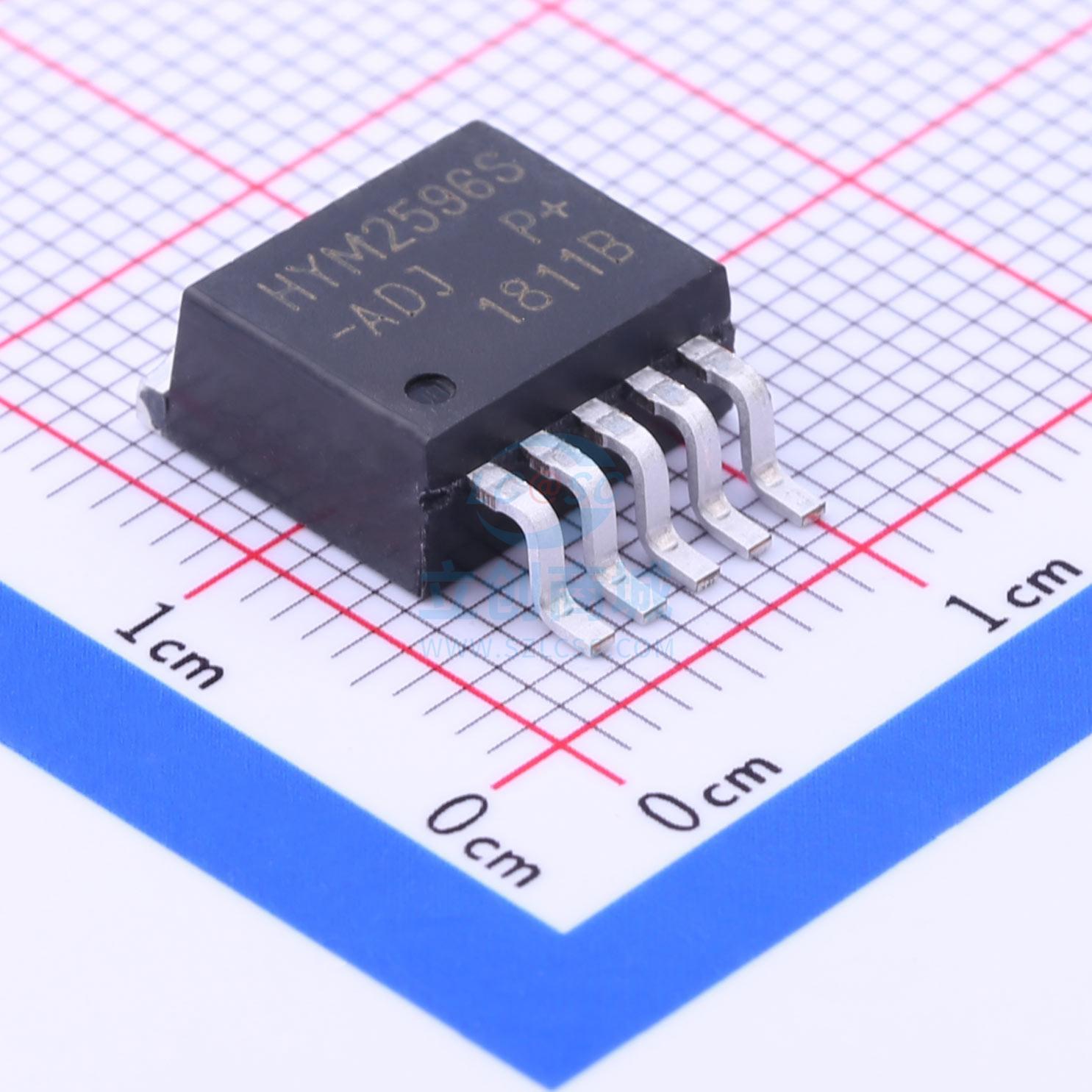 dc-dc电源芯片 降压型 hym2596s-adj