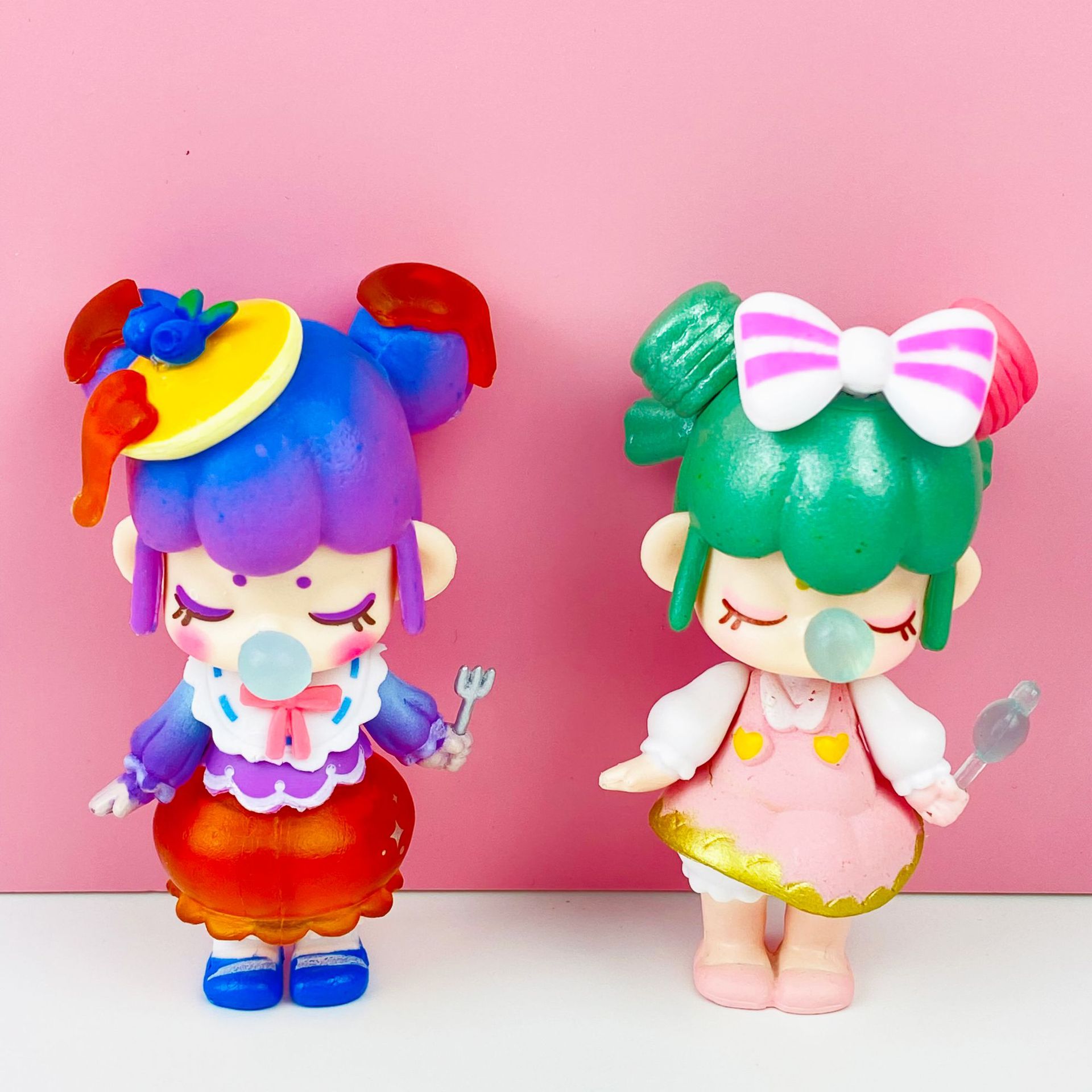 下午茶系列盲盒手办梦境小女仆公主扭蛋娃娃机玩具公仔蛋糕摆件