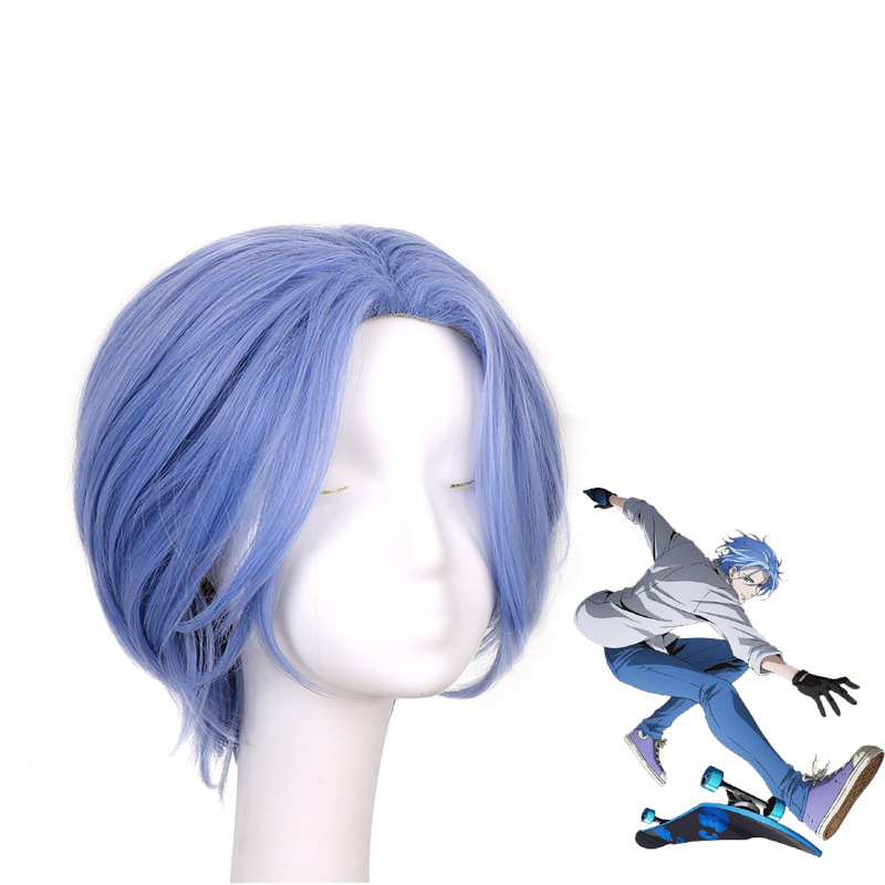 蓬东sktheinfinity无限滑板兰雅cos假发现货