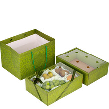 高档水果礼品盒双层混装新鲜水果包装盒年货创意鲜花空盒加印logo