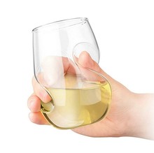 威士忌杯洋酒杯拇指型杯 高硼硅玻璃酒杯莫吉托牛奶果汁杯水晶杯