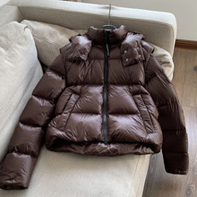 2025新款加厚 白鹅绒 可拆卸袖子 短款羽绒服 外套女批发B5DY9626