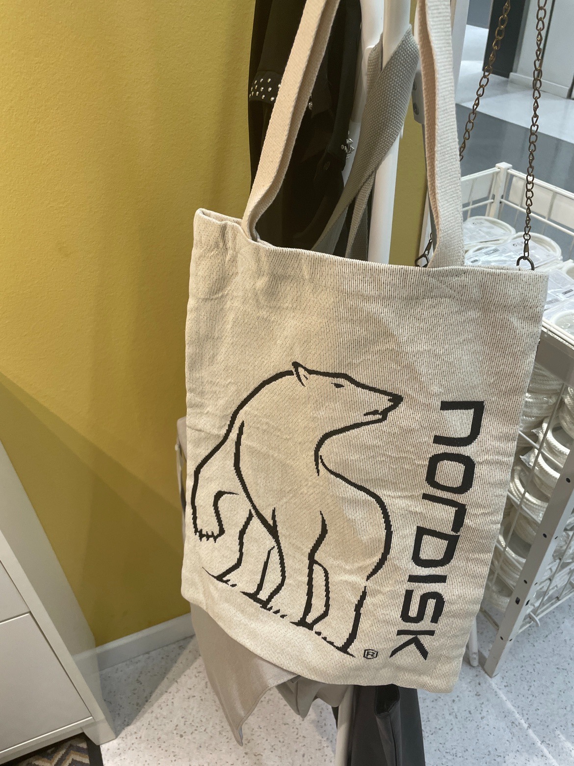 户外露营 托特包 提花购物袋装饰 大白熊 nordisk