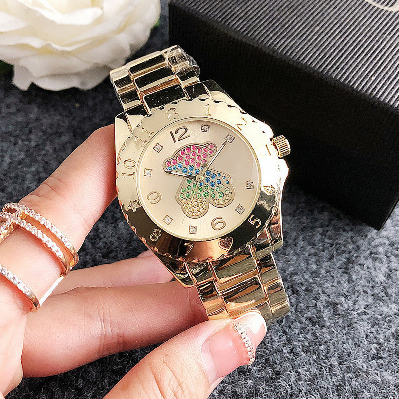 网红女手表韩版外贸时尚彩钻卡通手表跨境电商虾皮一件代发女表