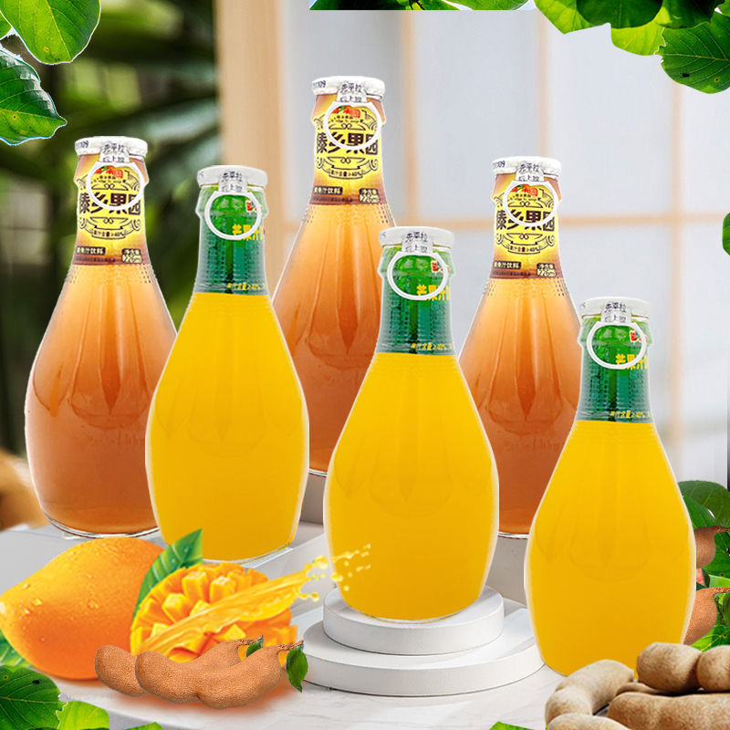 傣乡果园云南特产226ml小瓶玻璃瓶芒果汁酸角汁饮品整箱装批发