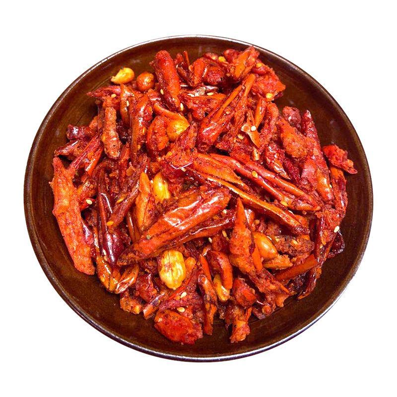 香脆椒贵州遵义特产土货油炸辣椒花生香辣酥脆干吃零食下饭菜辣椒