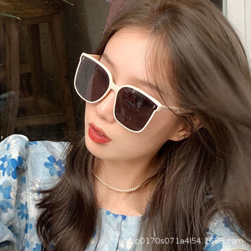 G Home Korean Sunglasses Men & Women Trendy Sunglasses Ins Internet-Famous Sunglasses to Make Big Face Thin-Looked Uv Protection Sun Glasses