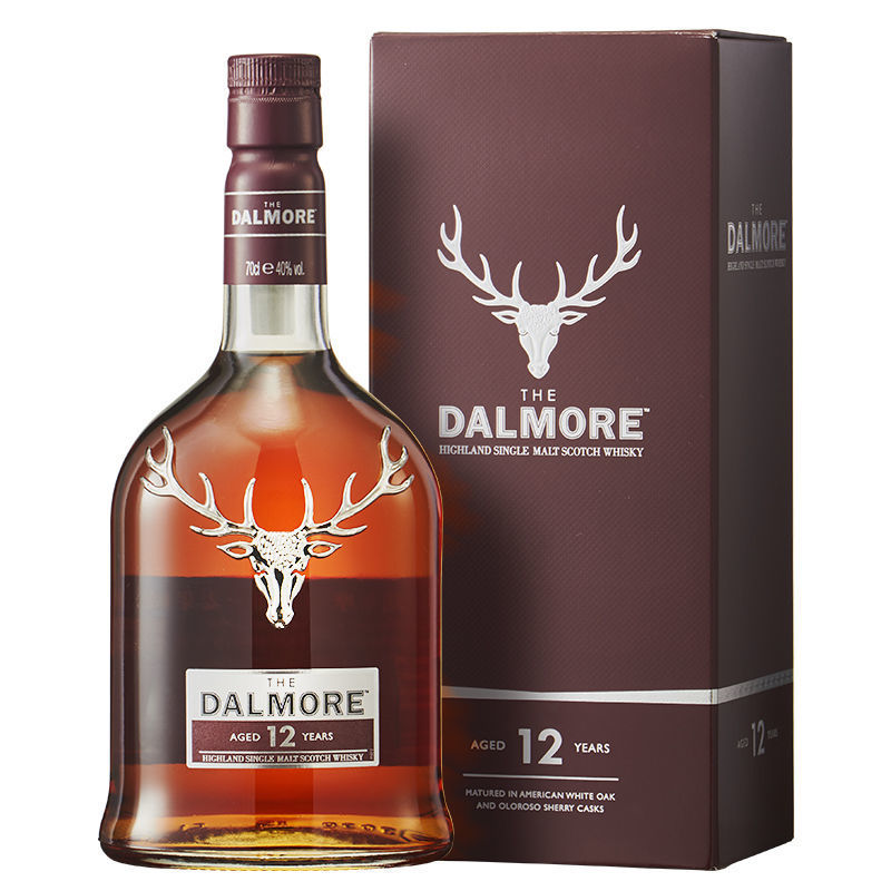 洋酒 dalmore帝摩达尔摩12年单一麦芽威士忌the dalmore 12 yo