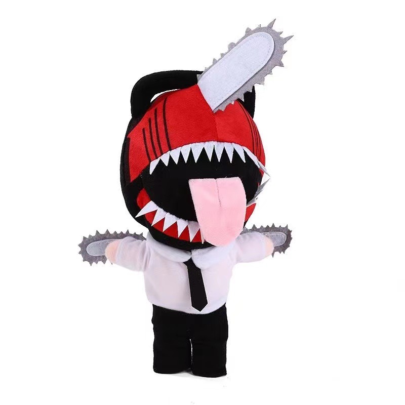 Cross-Border New Chainsaw Man Electric Saw Human Electric Plush Toy Anime Peripheral Doll