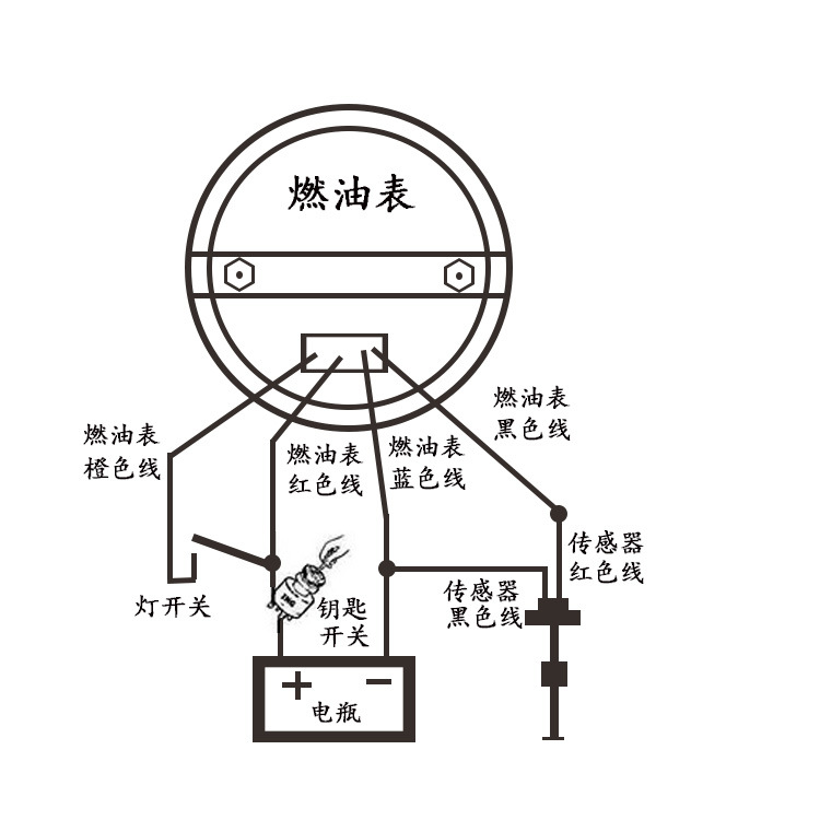 50厘米挖掘机油浮子车用油量传感器改装水箱传感器液位感应杆探头