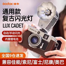 godox神牛Lux Cadet复古4闪光灯相机摄影外接热靴灯外置便携机顶