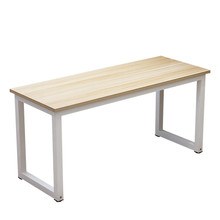 厨房切菜桌操作台落地单层钢木桌家用简易长桌置物架微波炉储物架