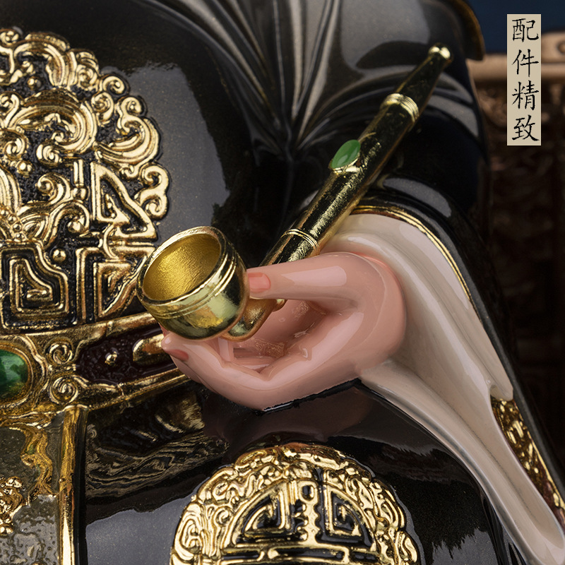 黑老太太黑妈妈保家仙神像 树脂彩绘仙家像 家用供奉佛像摆件新品