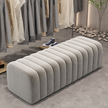 U4IZ换鞋凳家用门口轻奢软包长凳现代简约沙发边凳衣帽间沙发凳床