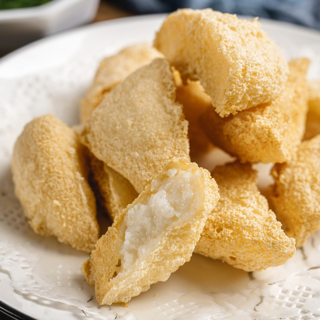 普宁脆皮布仔豆干油炸豆干潮汕特产小吃脆皮嫩肉特餐厅一包500克