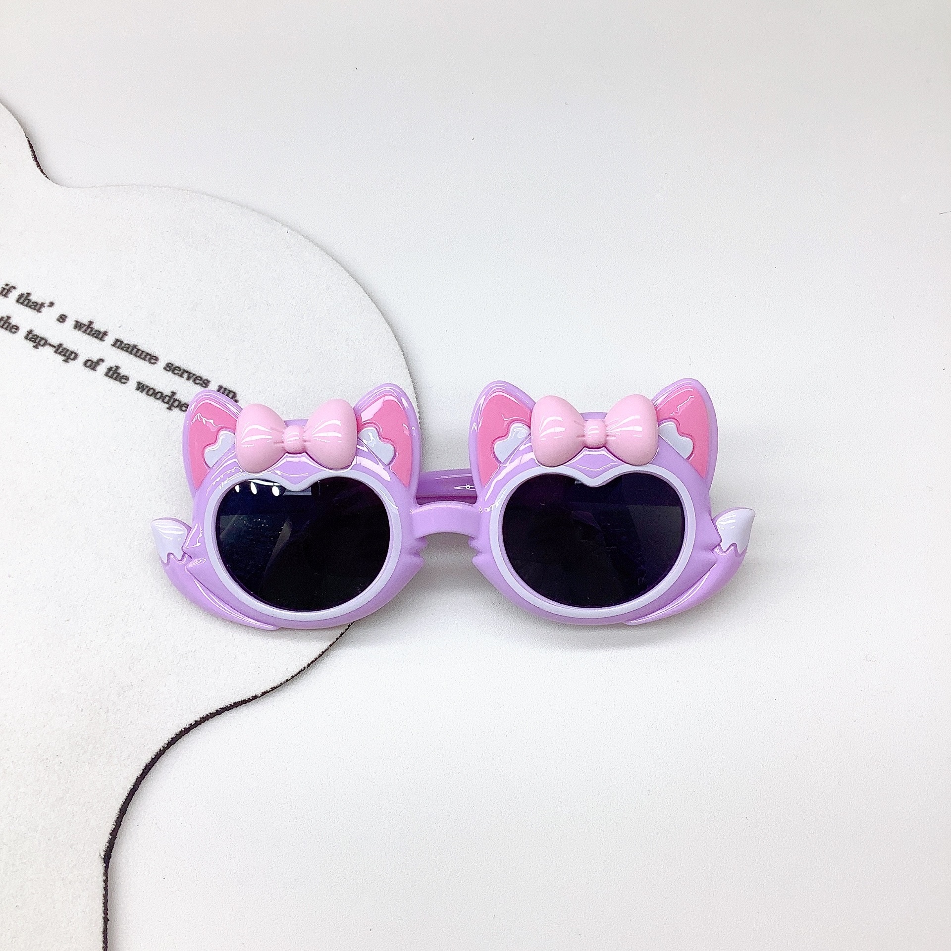 Fashion Silicone Polarized Kids Sunglasses Fox Cute Girls Sunglasses UV Protection Boy Glasses Tide
