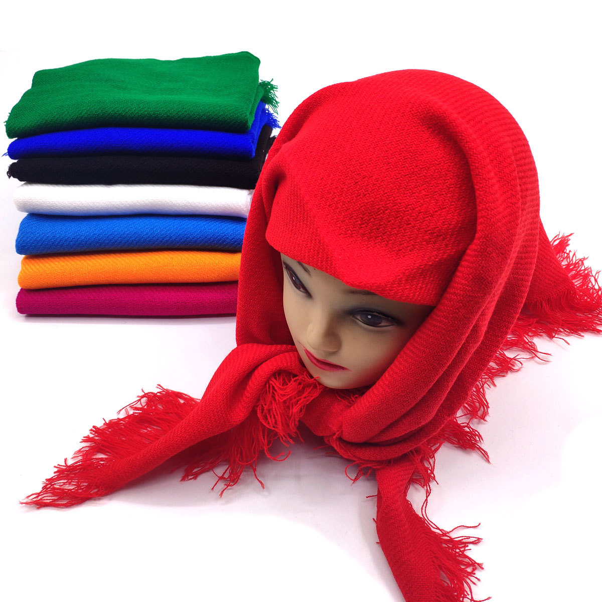 老式方头巾老太太老人女奶奶妈妈老年冬季农村中老年妇女下地干活