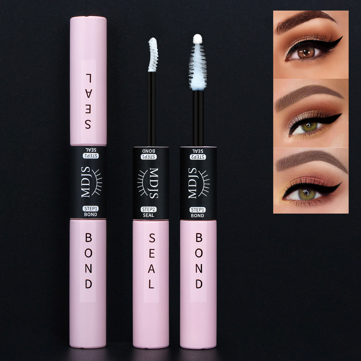 跨境双头假睫毛胶水diy分段式睫毛胶水白色bond sealant持久防水