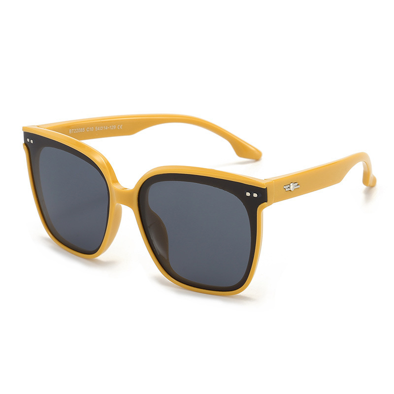 2023 New Kids Sunglasses Personalized Square Silicone Soft Rubber Polarized Sunglasses Outdoor UV-Proof Sunglasses