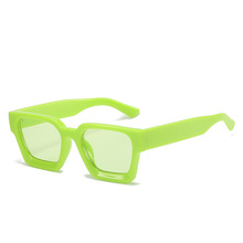 2023爆款简约欧美厚框太阳镜 潮流方框外贸眼镜个性跨境大框墨镜