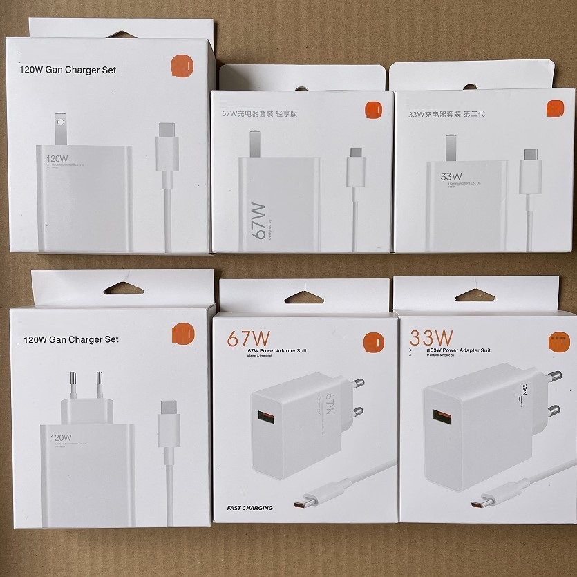 跨境爆款33w适用小米充电器超级闪充红米k40pro/30i青春版充电线