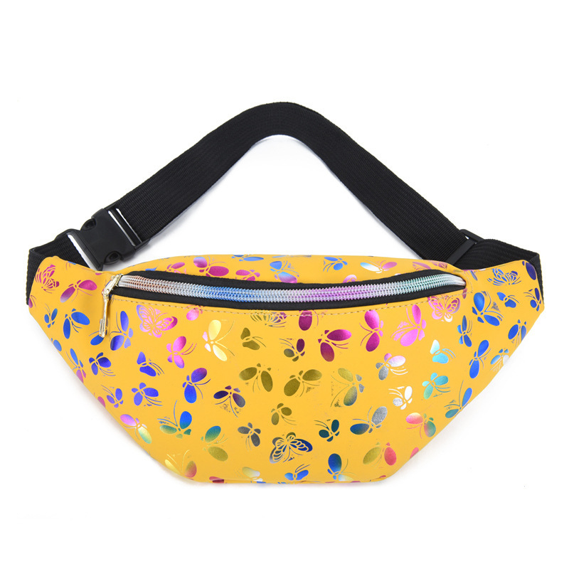 Foreign Trade Wholesale 2021 New Waist Bag Fashion Printing Sports Waist Bag Men and Women Multi-Pocket Running Cycling Mobile Phone Bag