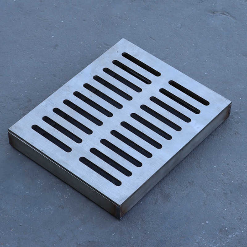 定制304不锈钢井盖方形污水窨井盖圆形隐形装饰格栅雨水篦子盖板