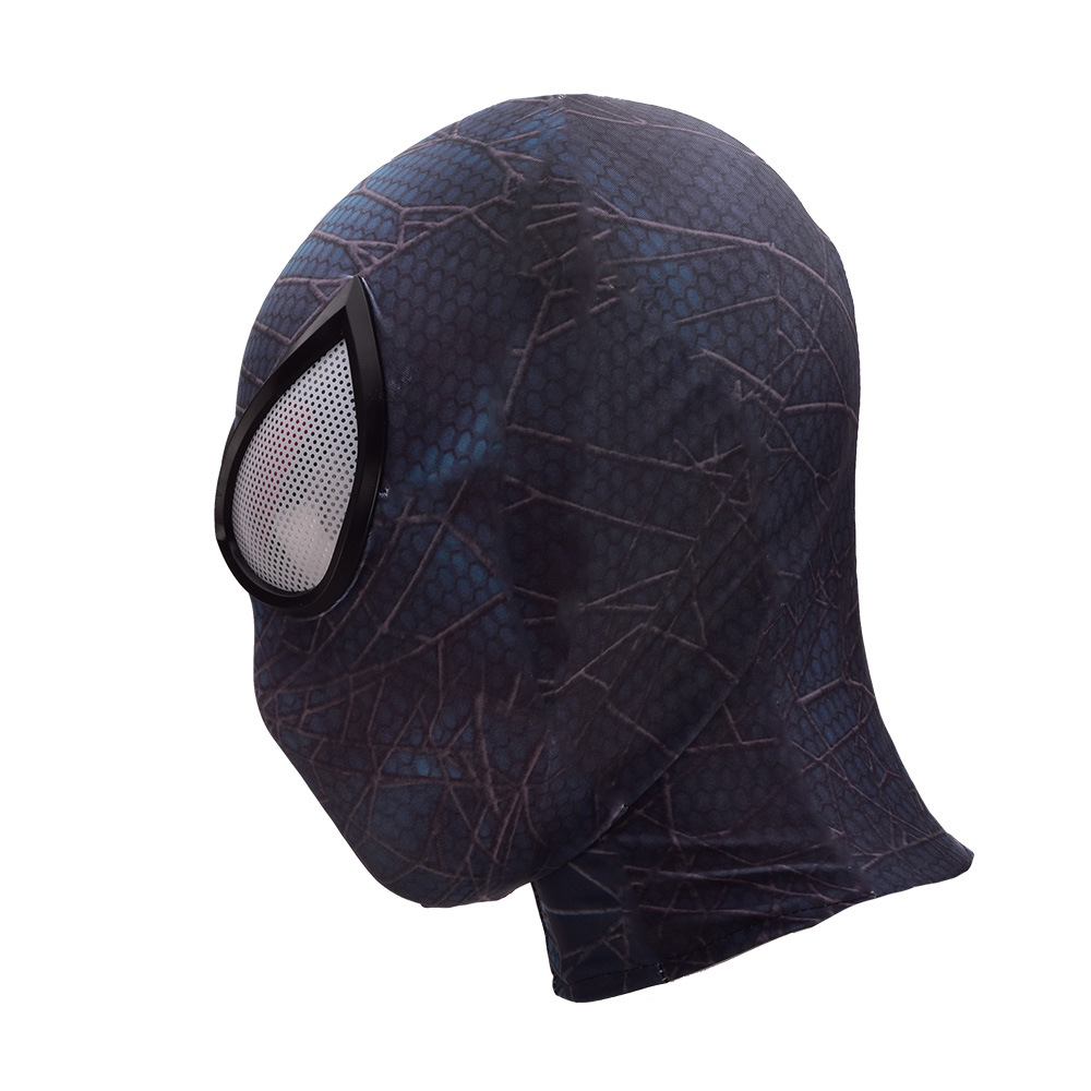 莱卡3d数码印花万圣节骷髅cosplay成人儿童紧身衣服装头套面具